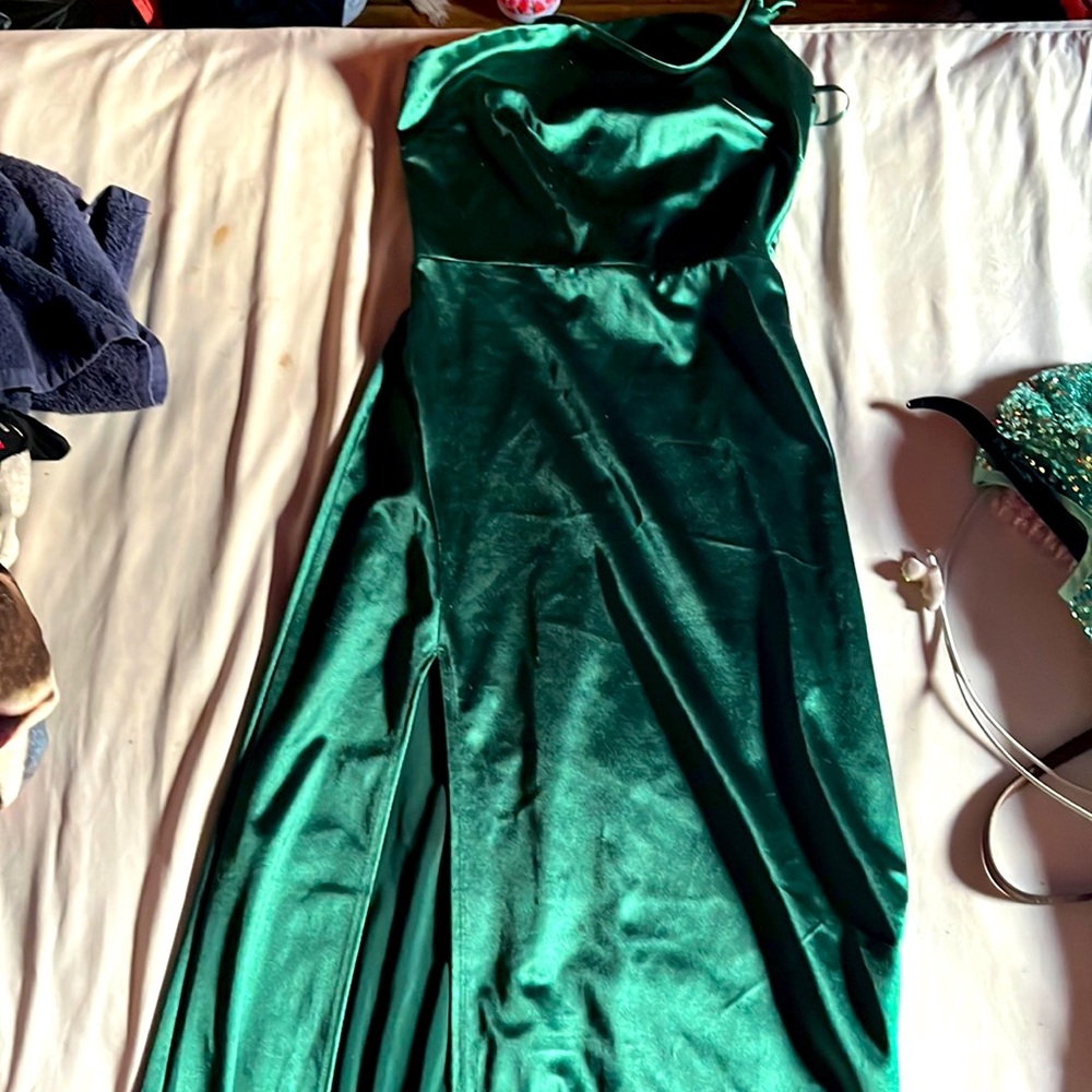 Green prom dress